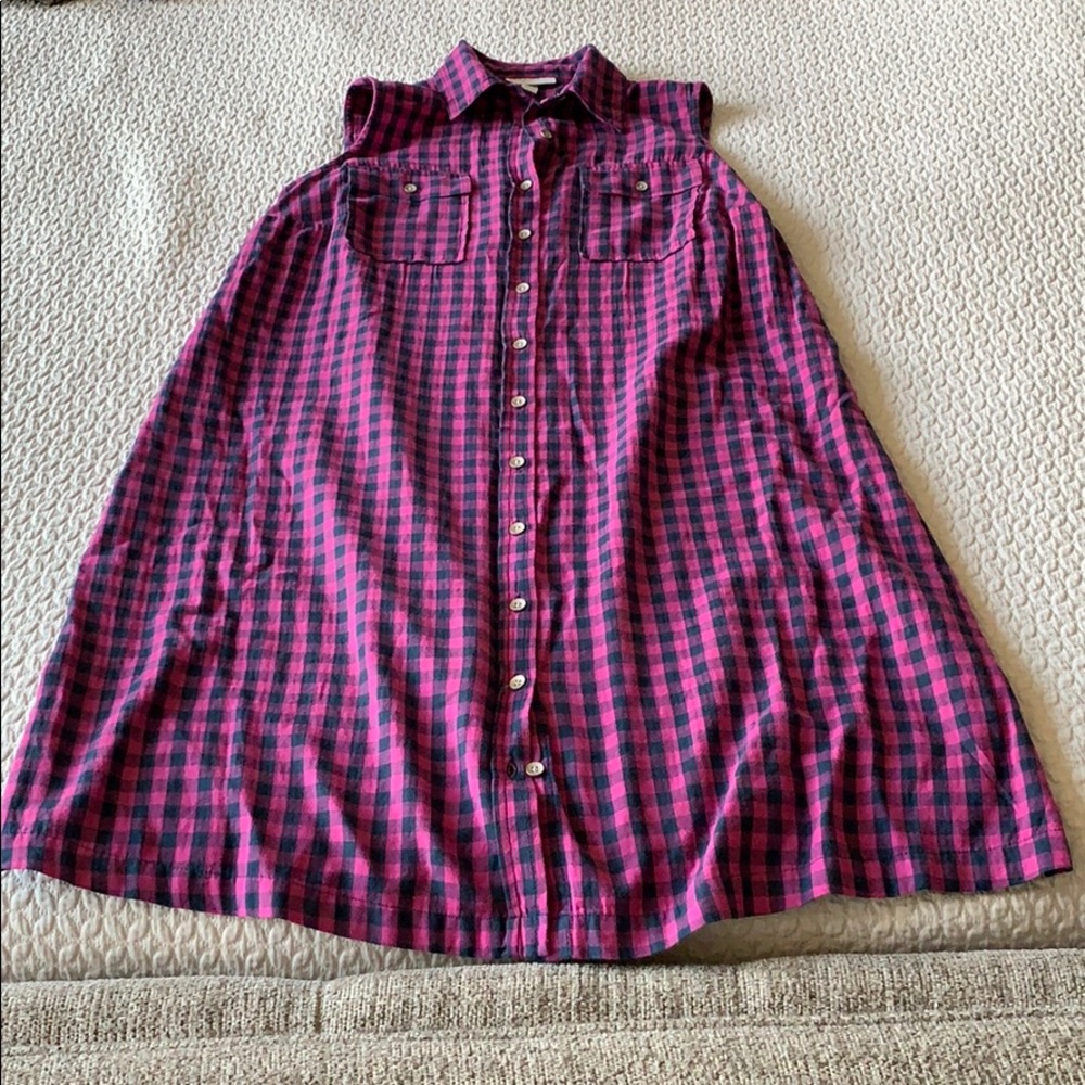 Liz Lange Maternity Dress, purple & Navy, small